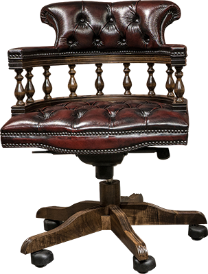Captains chair chesterfield forgószék Captains chair chesterfield forgószék
