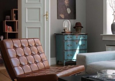 Barcelona fotel barna