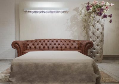 Bristol chesterfield agyazható bőr kanapé