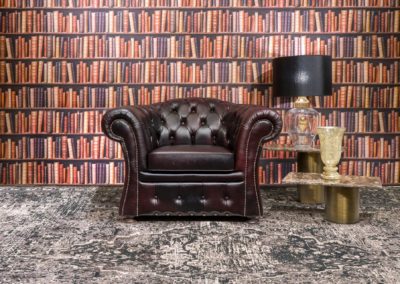 Bristol chesterfield bőr fotel