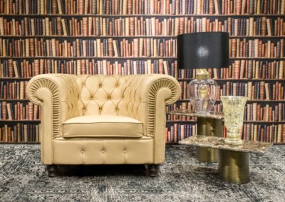 Classic deluxe chesterfield fotel