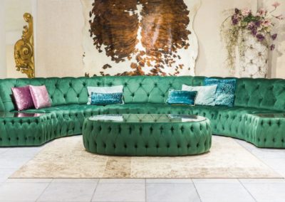 Roma modern chesterfield bőr ülőgarnitúra