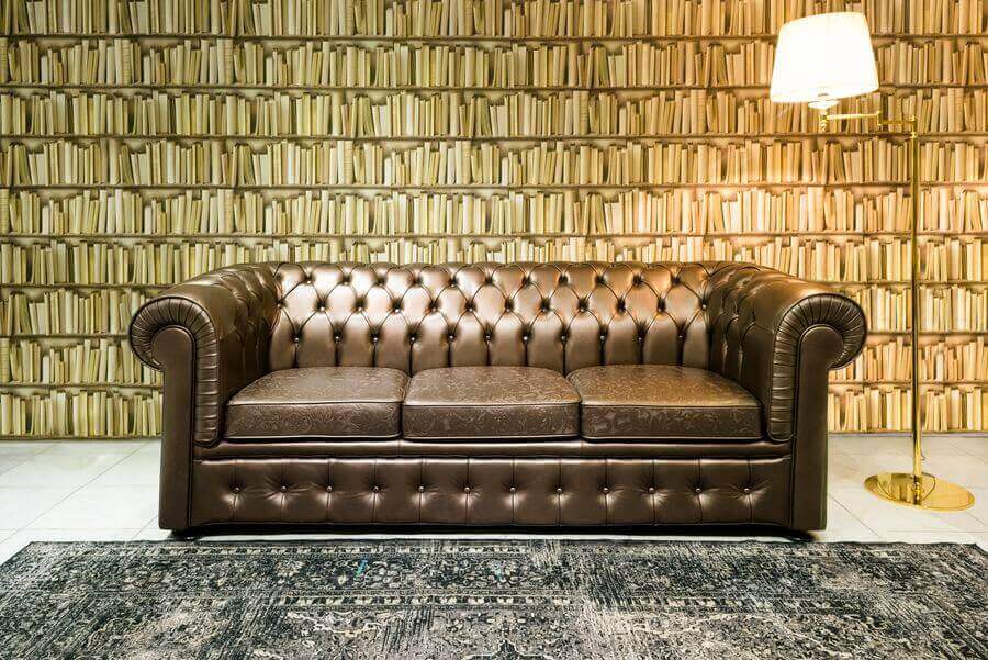 classic bronz chesterfield bőr kanapé