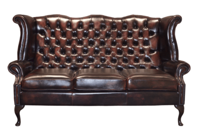 queen anne 3 személyes chesterfield kanapé