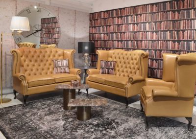 queen anne chesterfield bőr ülőgarnitúra