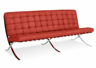 Barcelona fotel piros