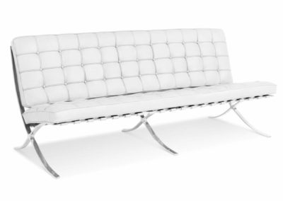 Fehér barcelona fotel