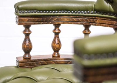 Captains Chair chesterfield forgószék részlet