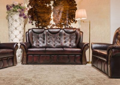 Admiral klasszikus bőr ülőgarnitúra 3 2 1