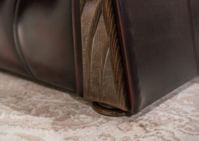 Admiral klasszikus bőr ülőgarnitúra láb