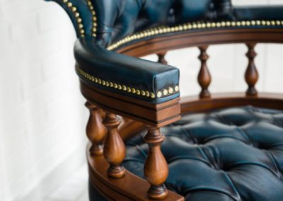 Captains chair Blue reszlet